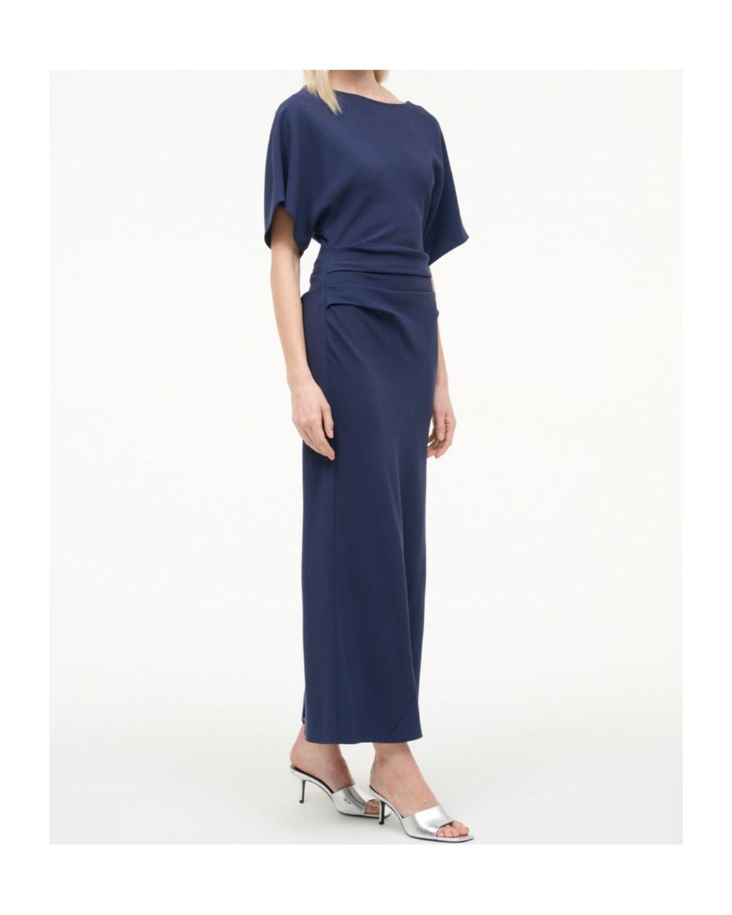 Staud Blue Amelie Dress
