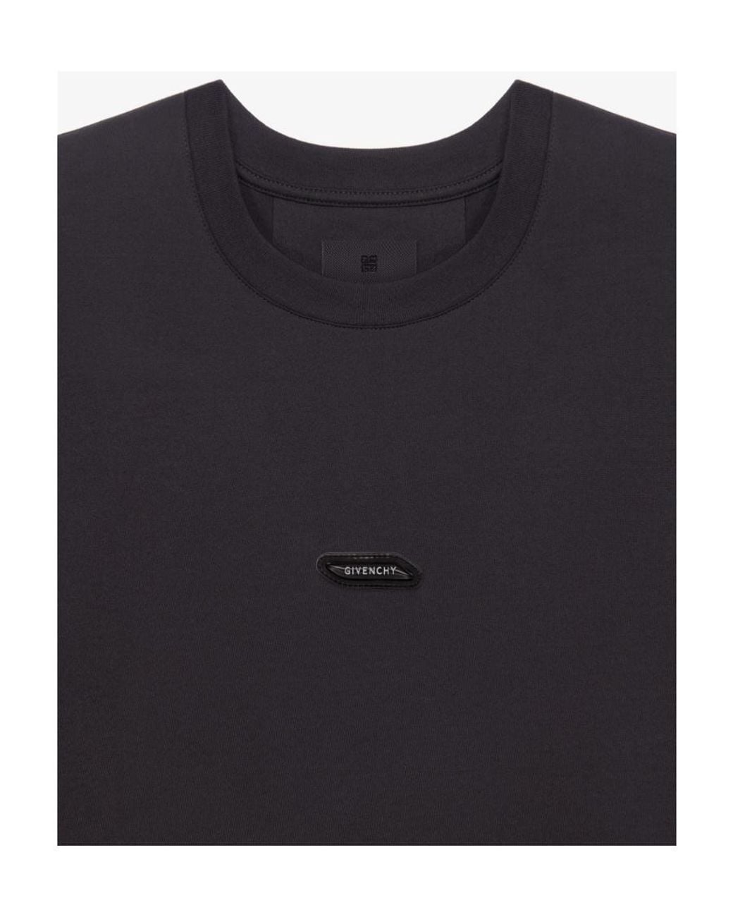 Givenchy Black Tk-Mx Crewneck T-Shirt for men