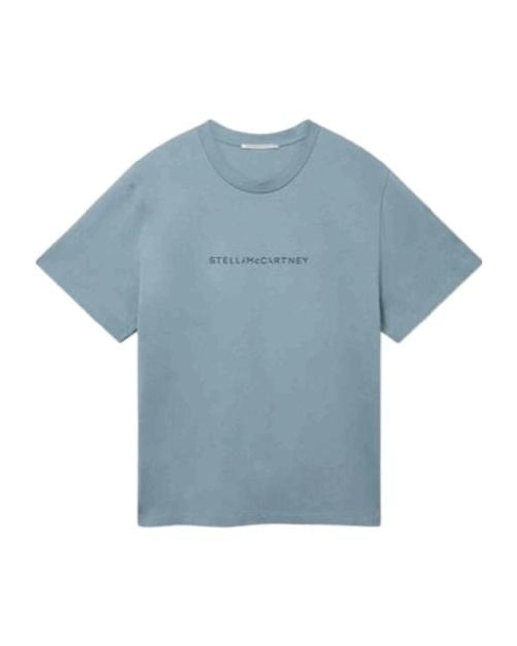 Stella McCartney Blue Short-Sleeved T-Shirt