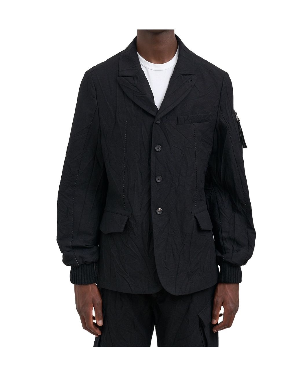 Masnada Blue Long-Sleeve Jacket for men
