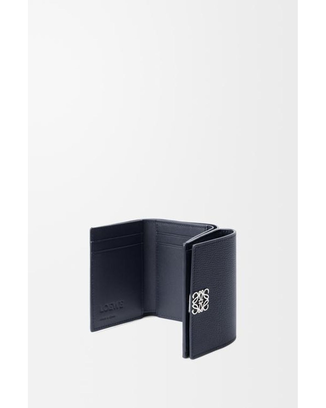 Loewe Blue Anagram Trifold Wallet