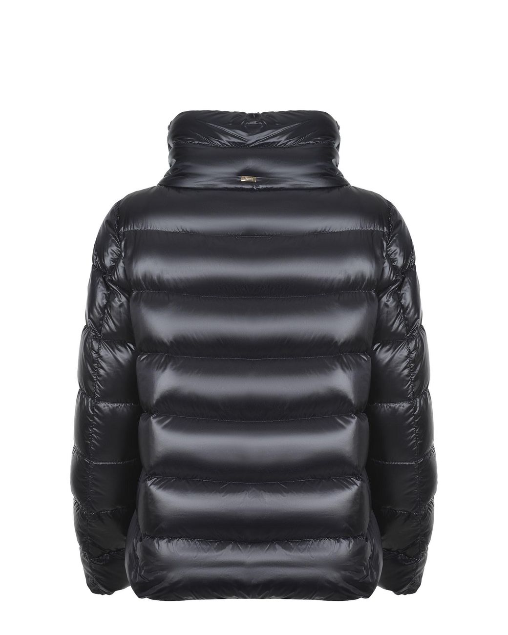Herno Black High-Neck Quilted Padded Jacket