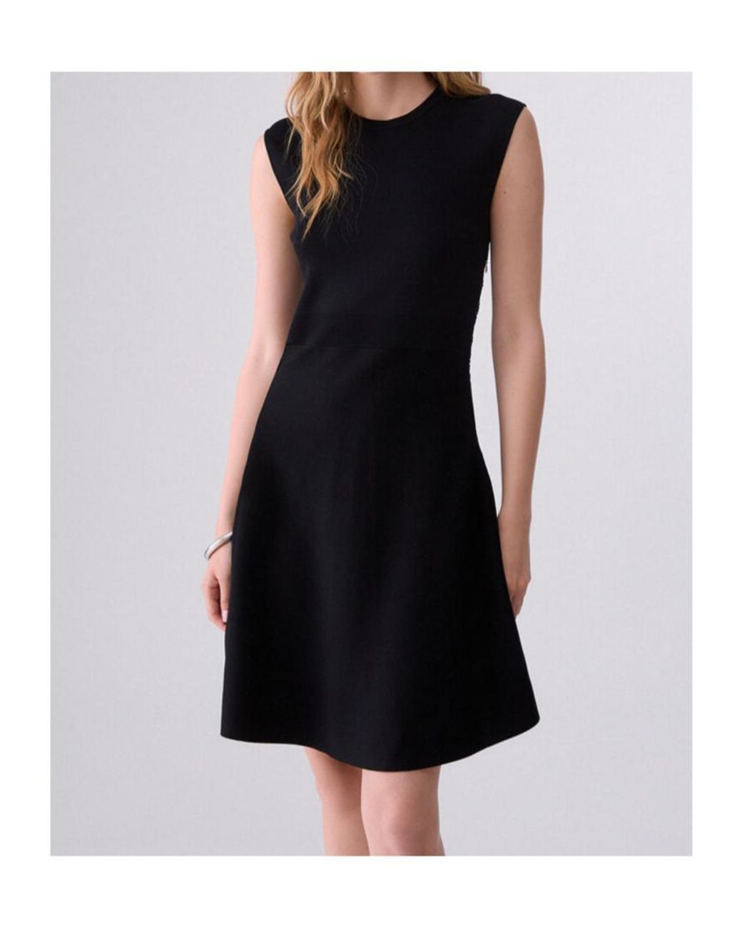 Liu Jo Black Lace-Insert Sleeveless Mini Dress