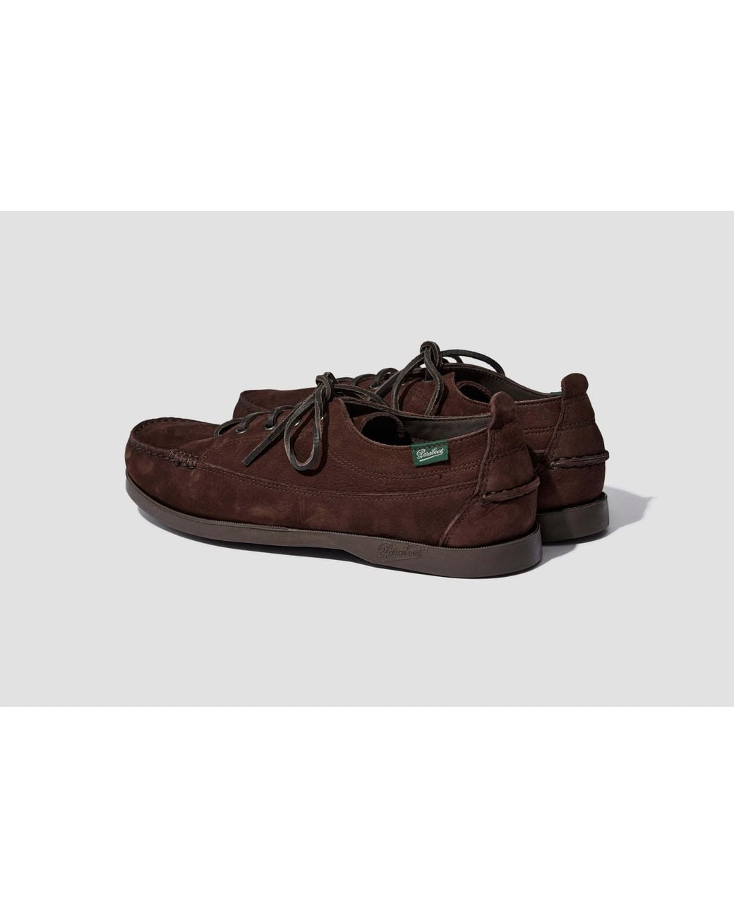 Paraboot Brown Lace-Up Casual Shoes for men