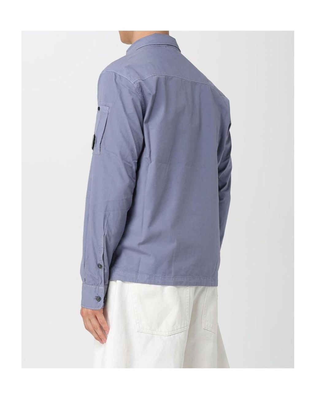 C P Company Blue Long Sleeve Jacket for men