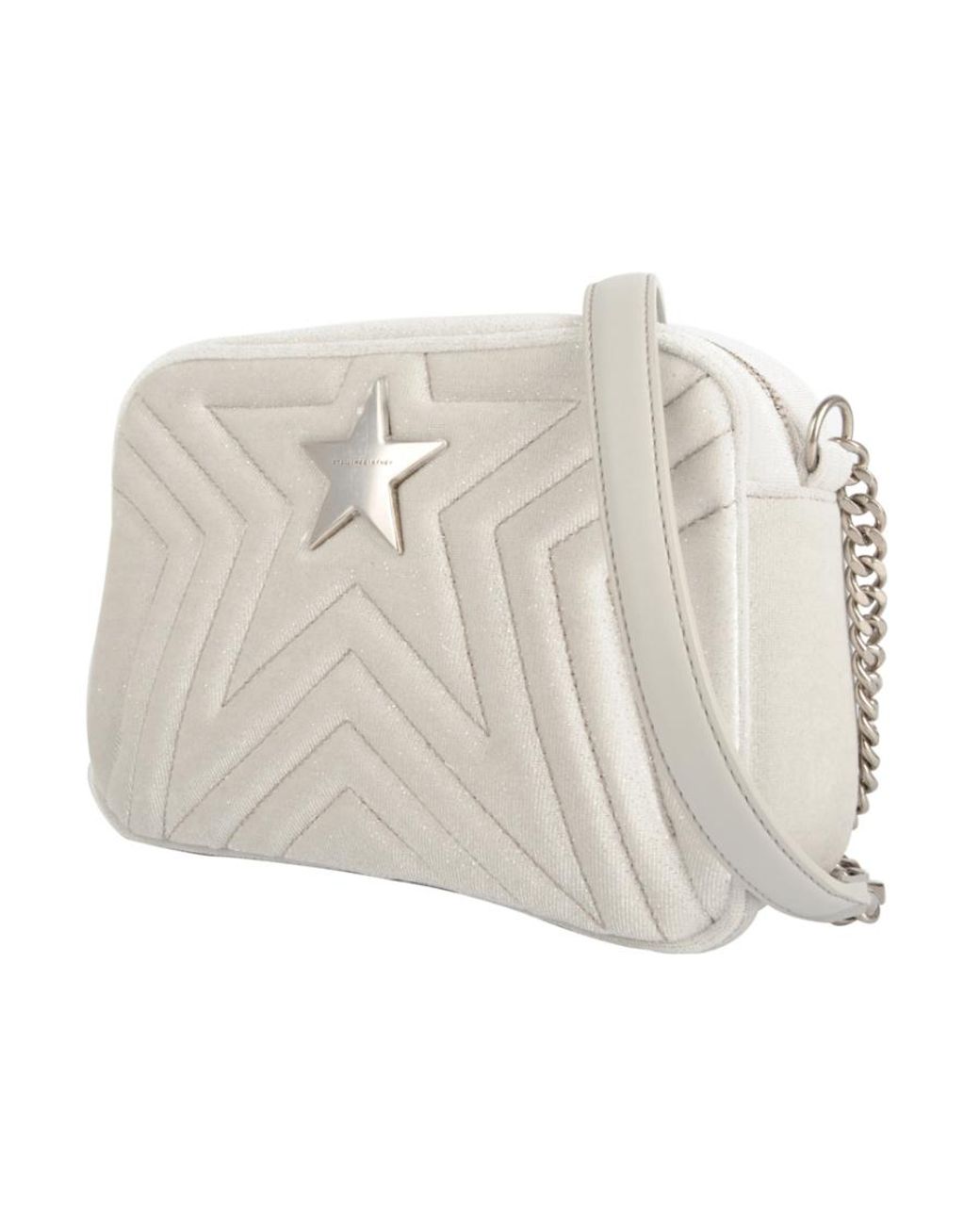 Stella McCartney Natural Small Star Shoulder Bag