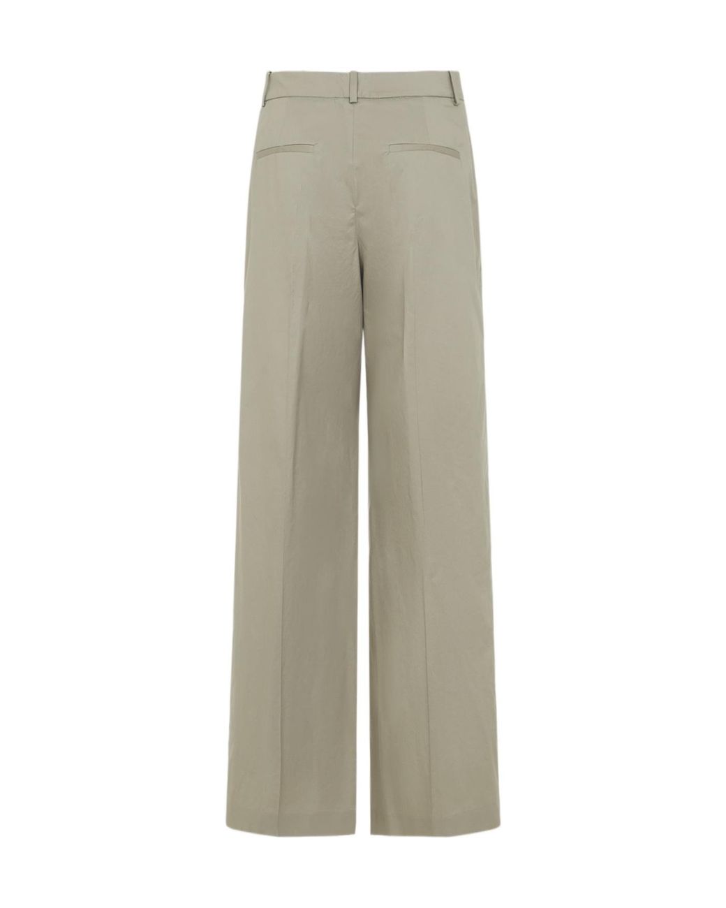 Peserico Gray Pleated Tailored Trousers