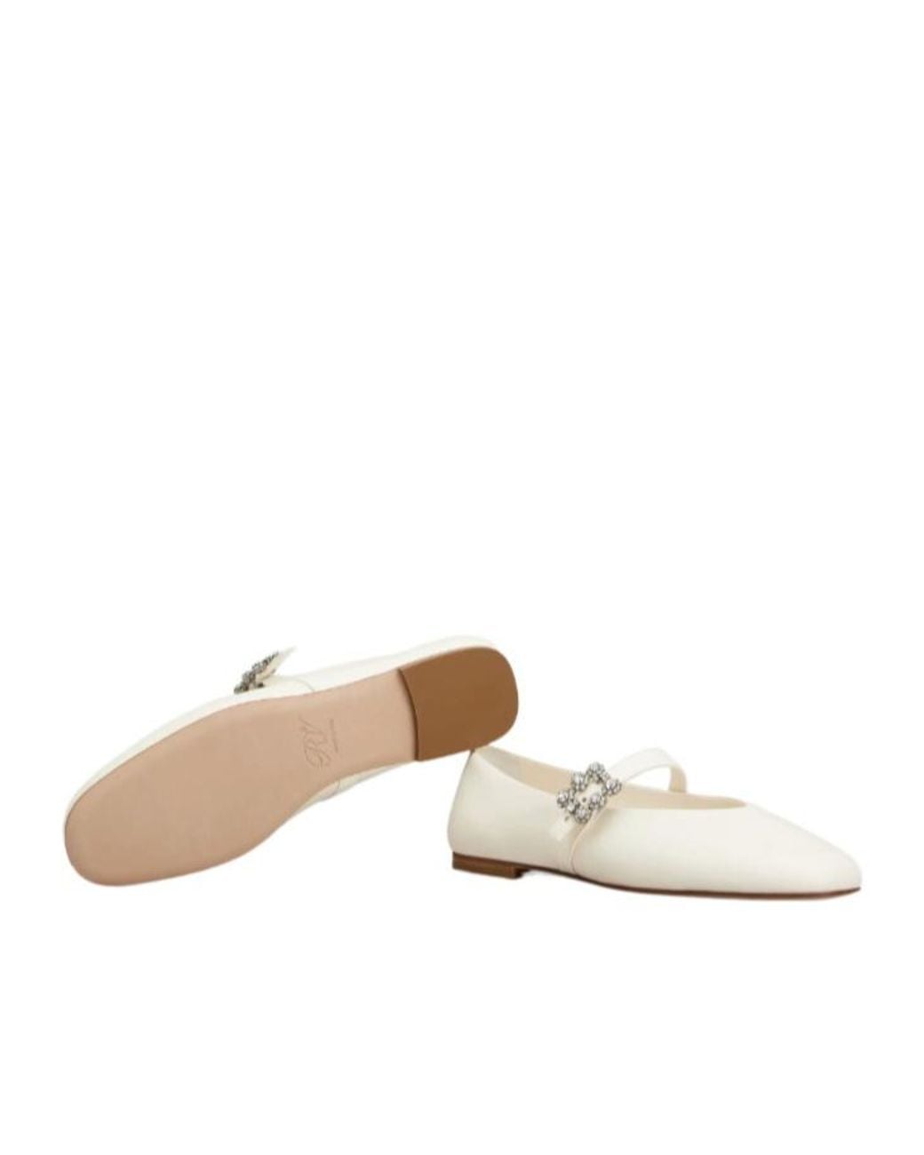 Roger Vivier White Efflorescence Mary Janes
