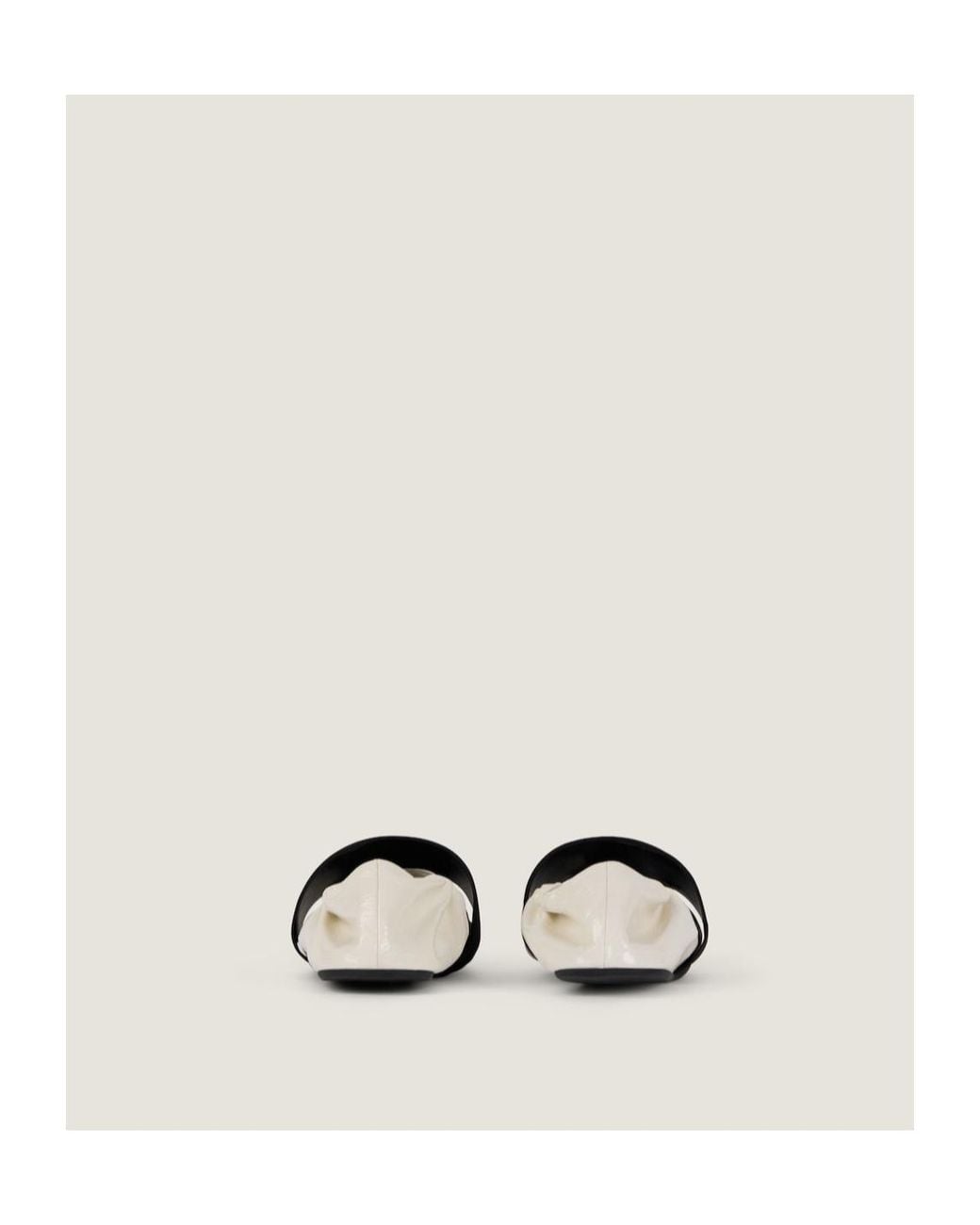 Givenchy White Crush Elastic-Strap Ballet Flats