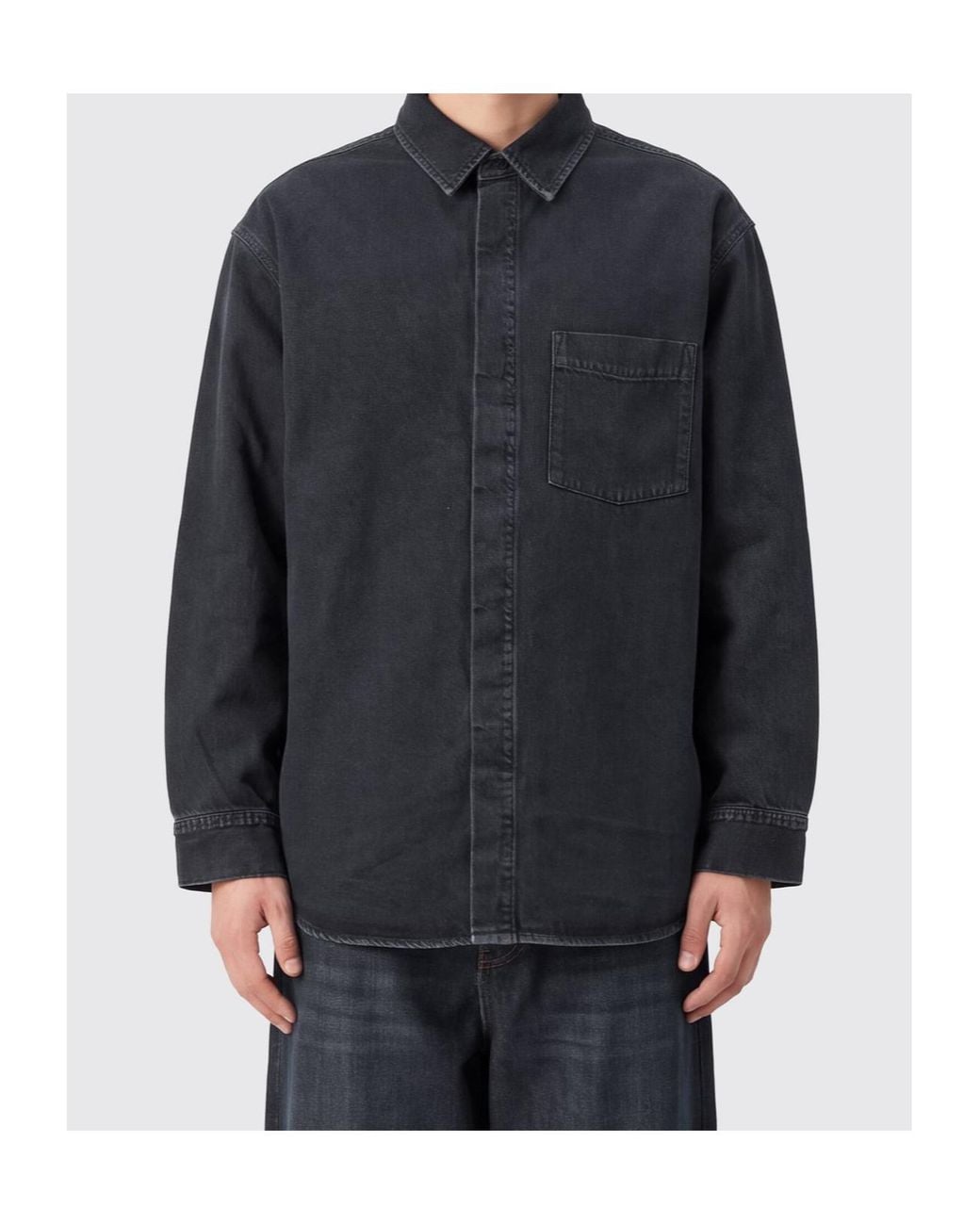 Agolde Blue Boyle Oversized Shirt for men