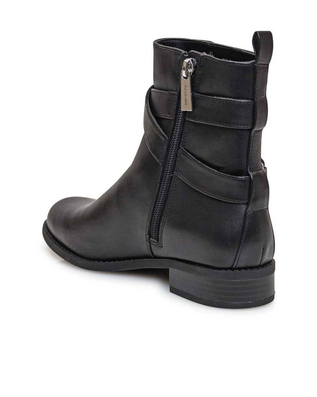 MICHAEL Michael Kors Black Rory Logo-Plaque Boots