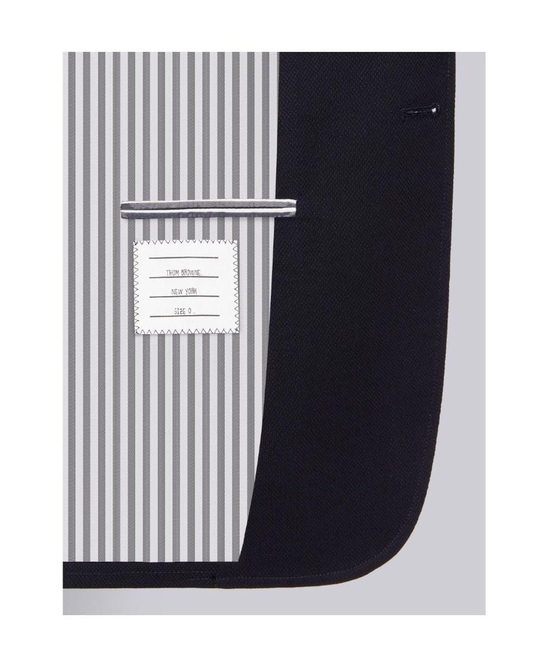 Thom Browne Blue Single-Breasted Jacket for men