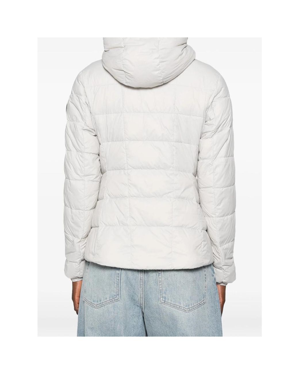 Canada Goose Gray Quilted Hooded Jacket
