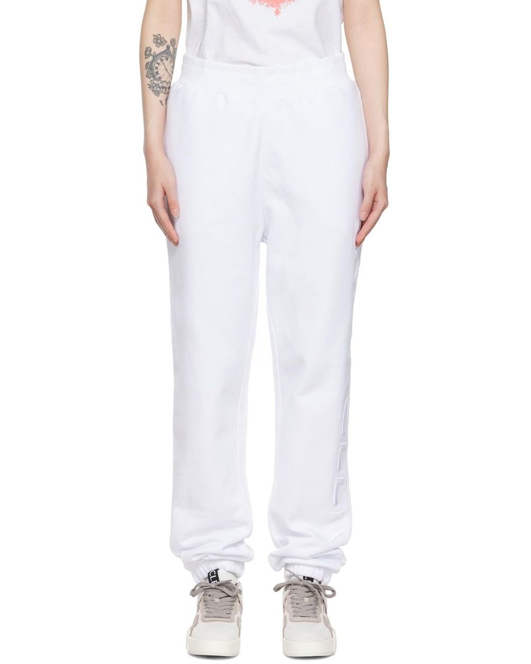 Moncler Blue Logo Track Pants
