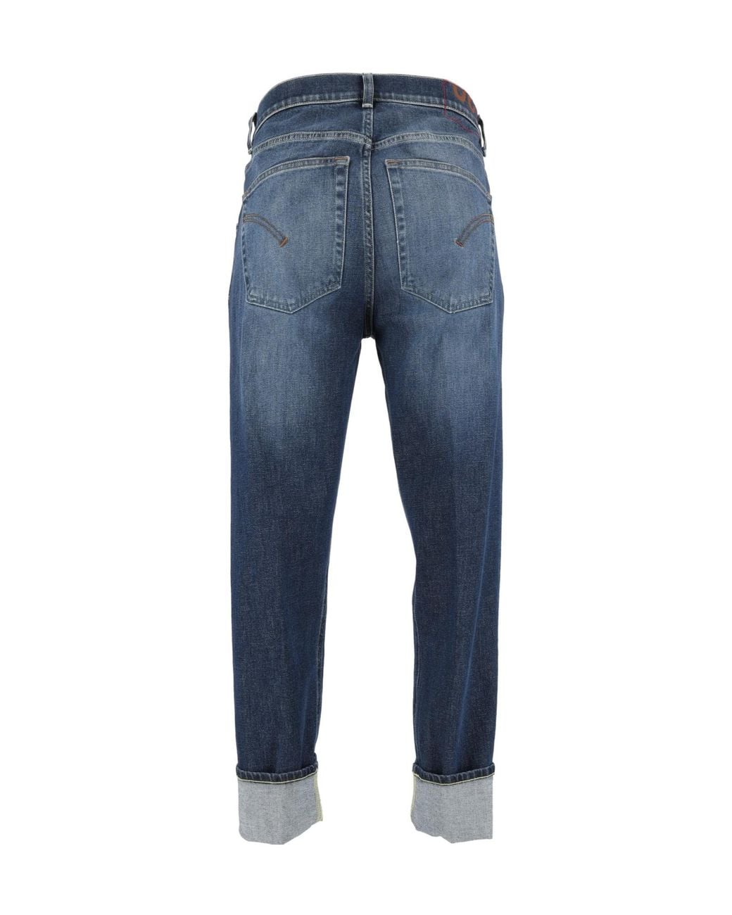 Dondup Blue Paco Faded-Effect Jeans for men