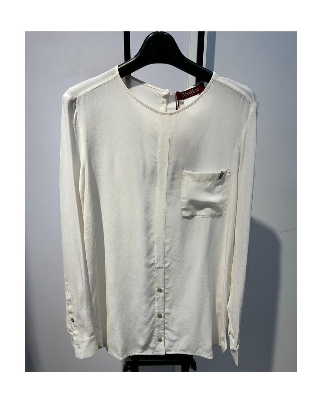 Max Mara Gray Studio Mstgene Button-Up Shirt