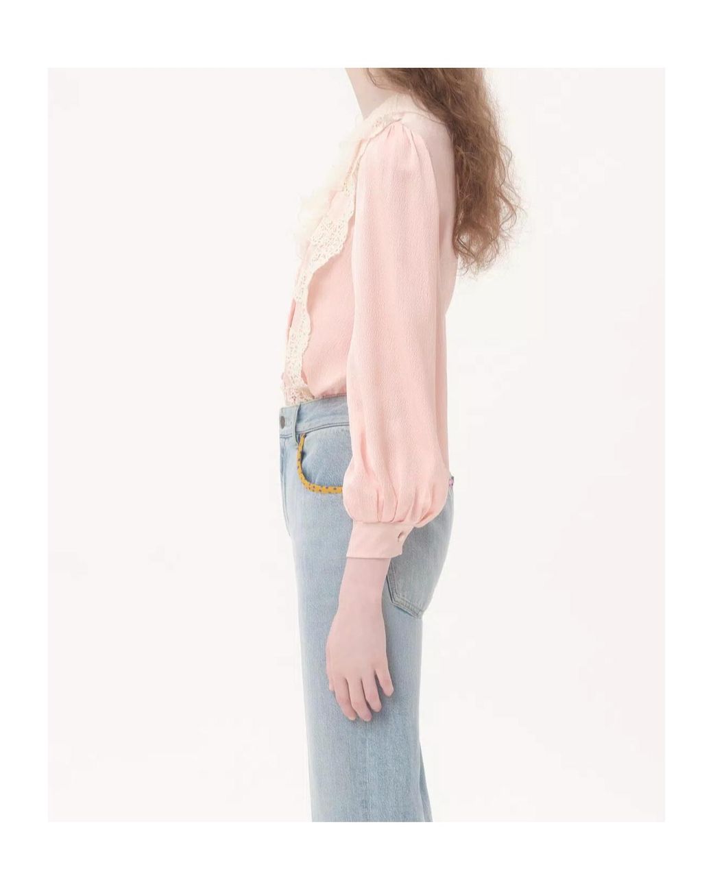 Valentino Pink Hammered Satin Shirt