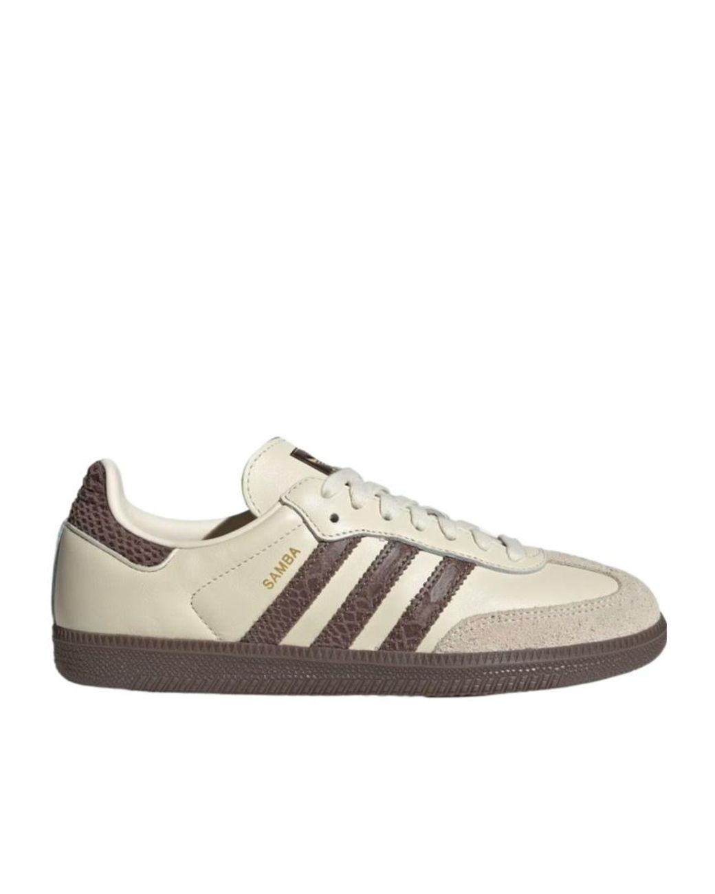 Adidas Originals Brown Samba Og Low-Top Sneakers