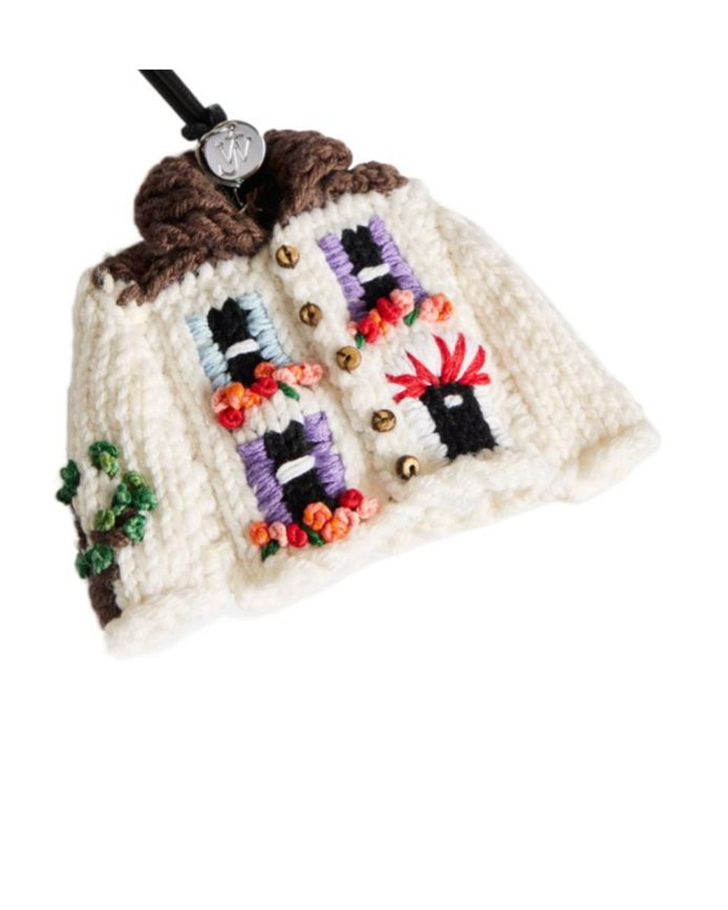 J.W. Anderson White Jw Anderson Knitted House Cardigan Charm for men