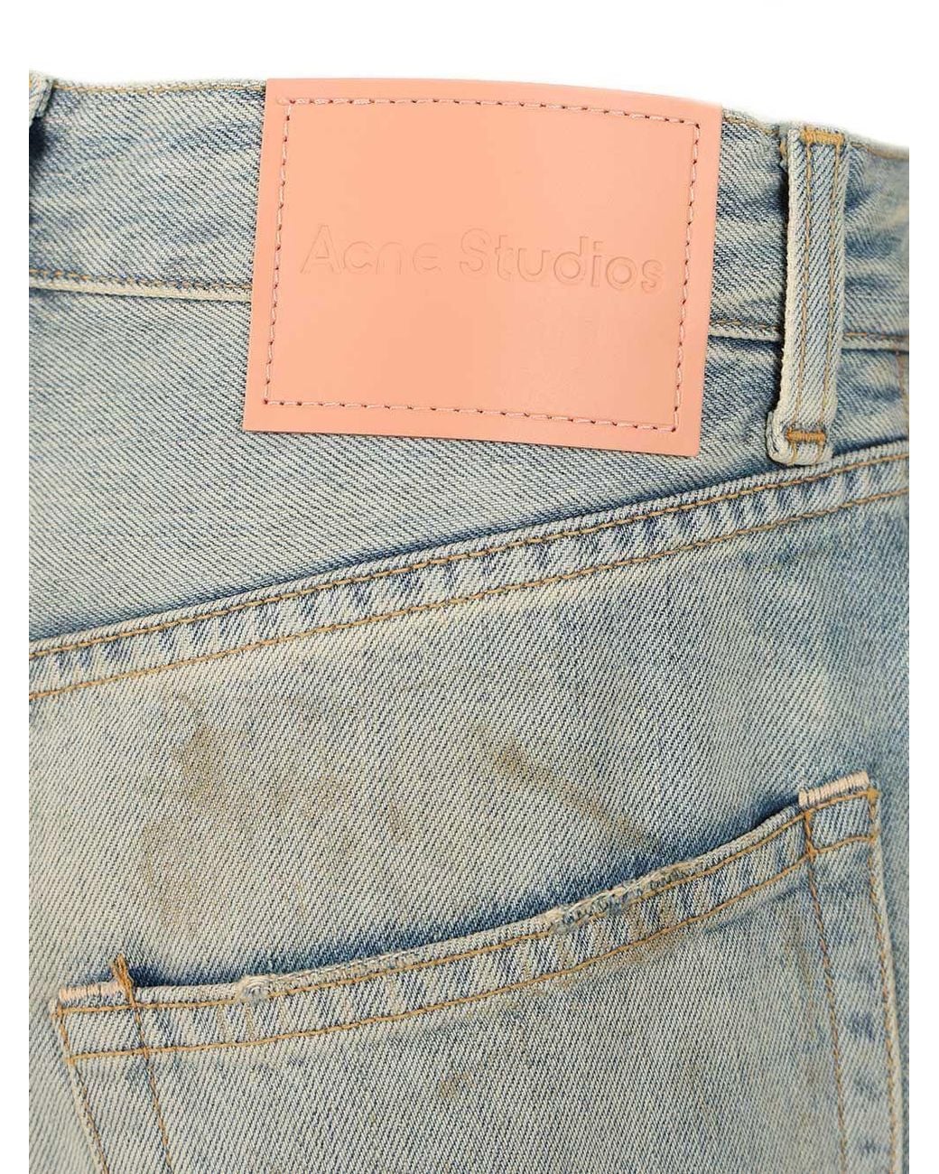 Acne Blue Denim Cotton Jeans