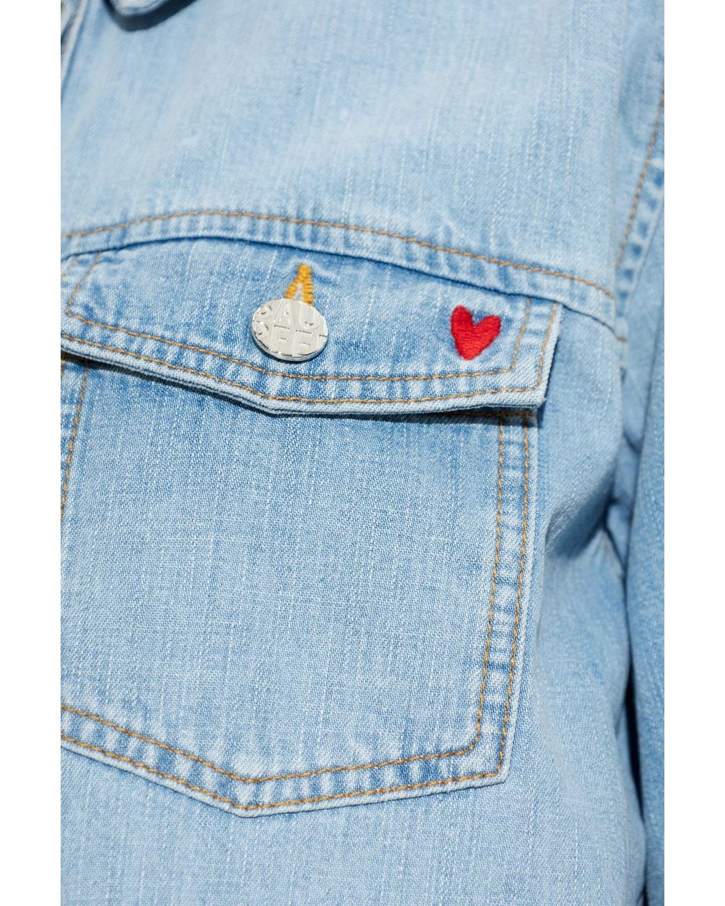 Baum und Pferdgarten Blue Melobu Western Denim Shirt