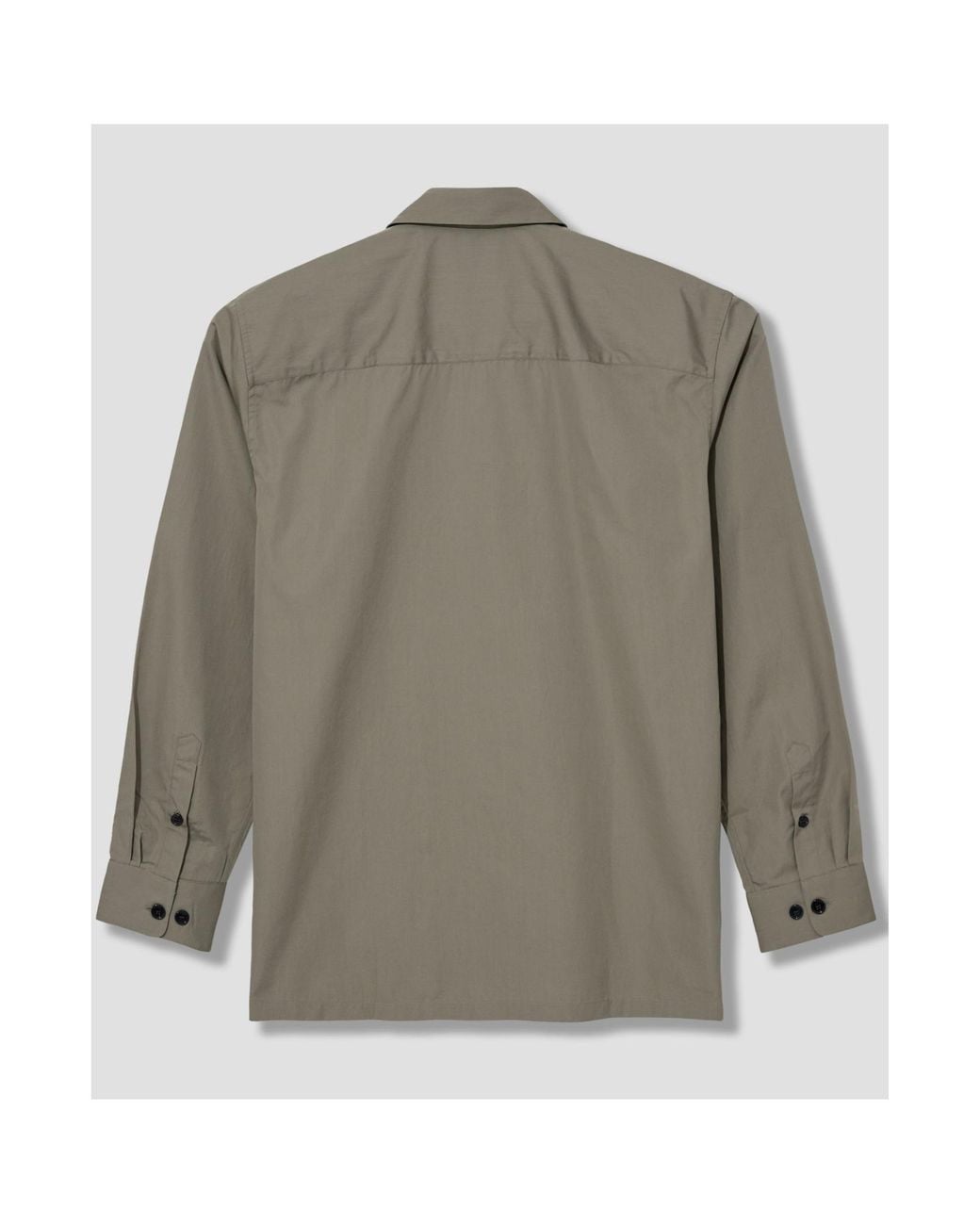 Dries Van Noten Gray Long Sleeve Shirt for men