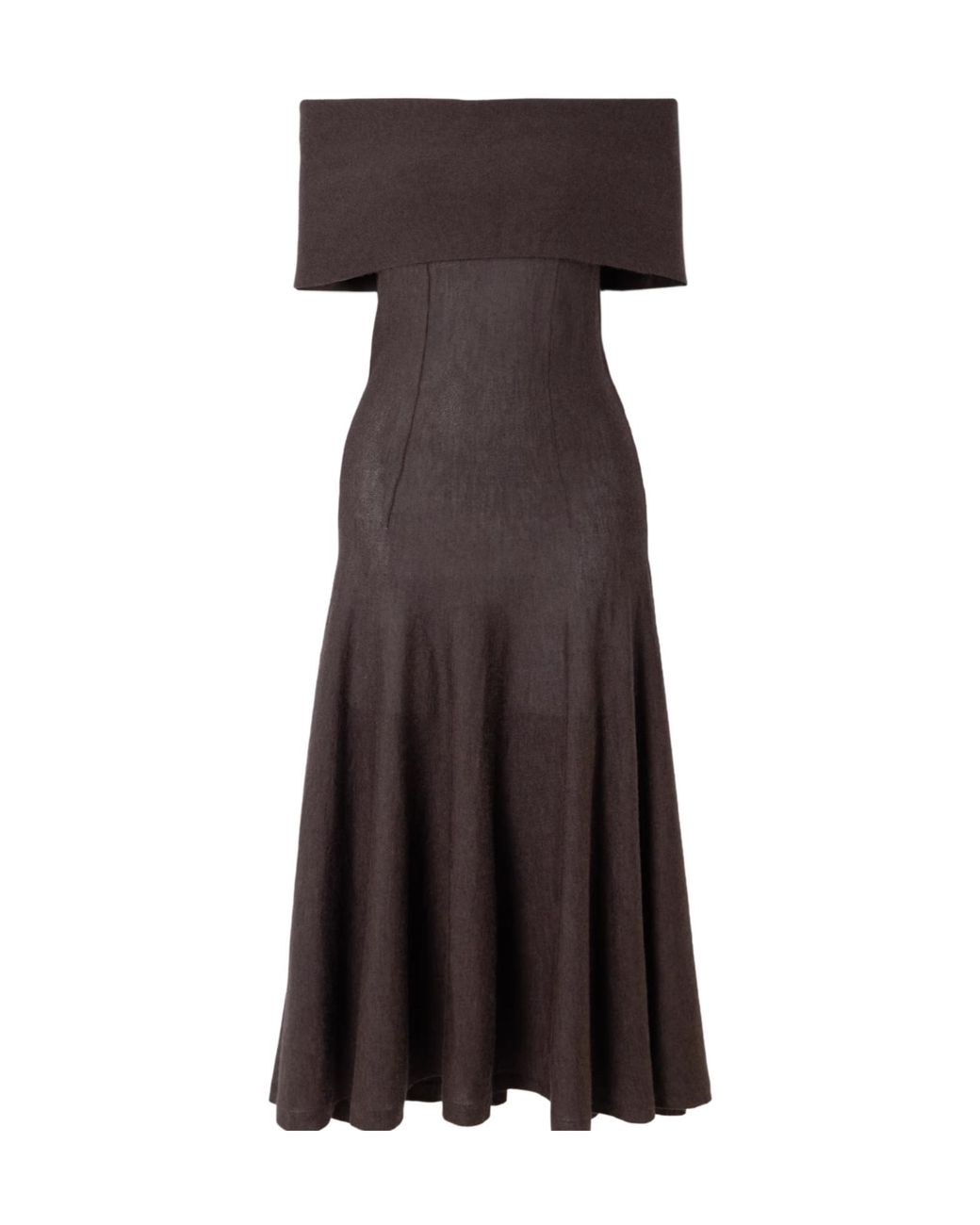 arch4 Brown Marilyn Cashmere Midi Dress