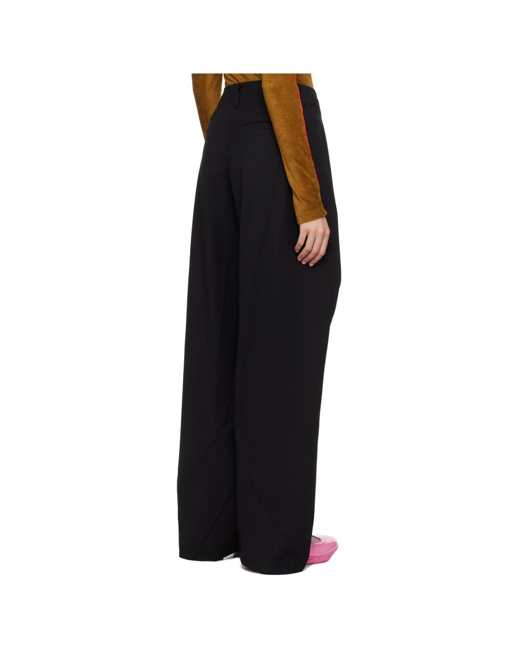 Kiko Kostadinov Black Venari Stretch Trousers