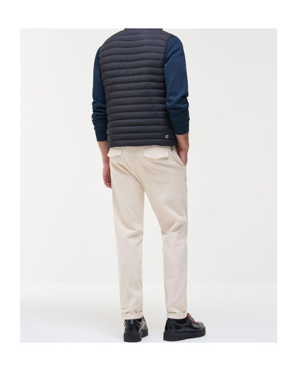 Colmar Blue Quilted Down Gilet for men