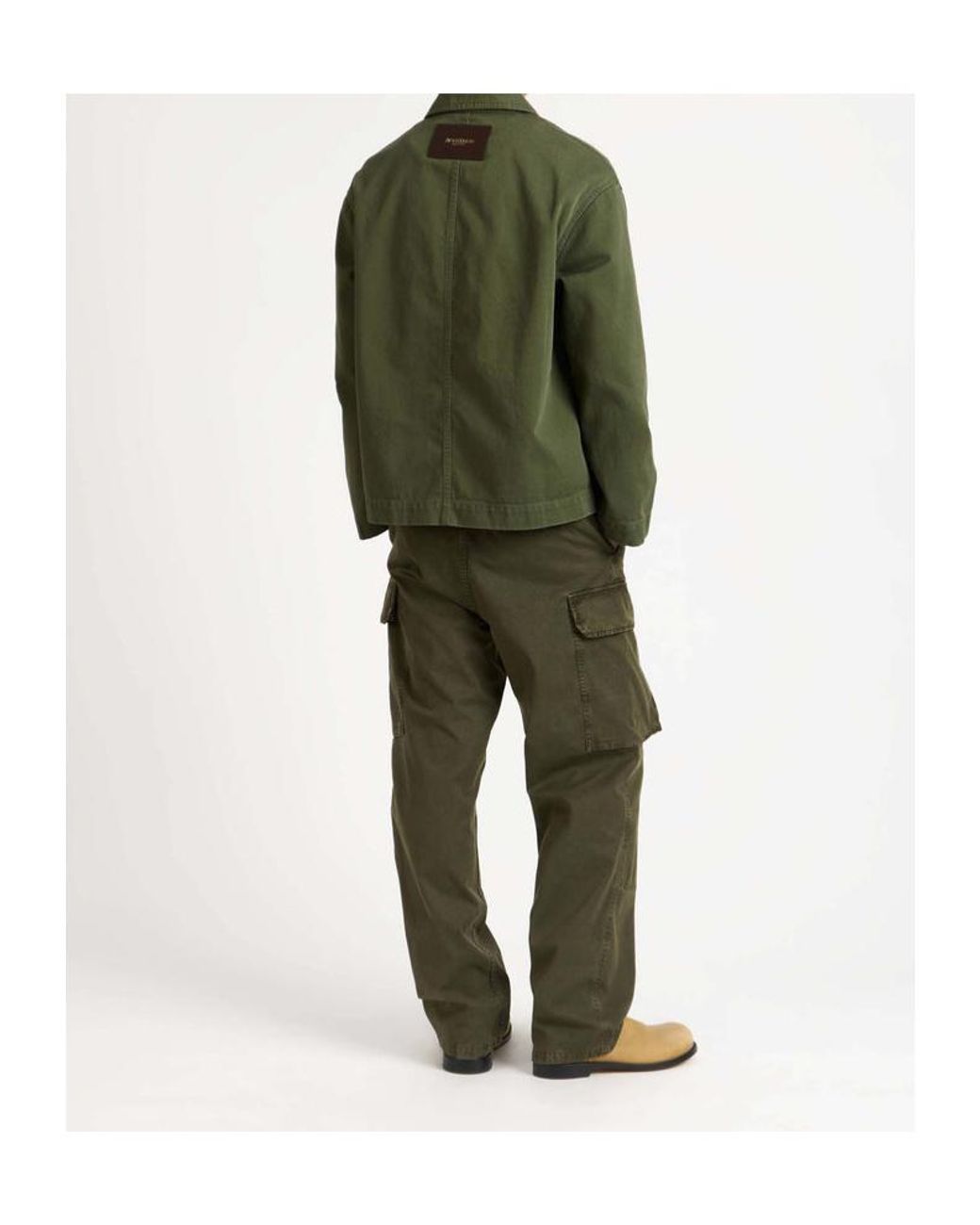 J.W. Anderson Green Jw Anderson Patch-Pocket Jacket for men