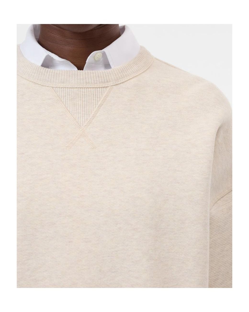 Closed Natural V-Neck Sweatshirt