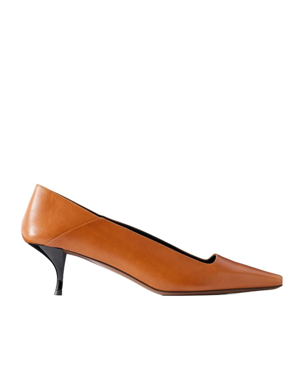 Neous Brown Tasha Leather Pumps