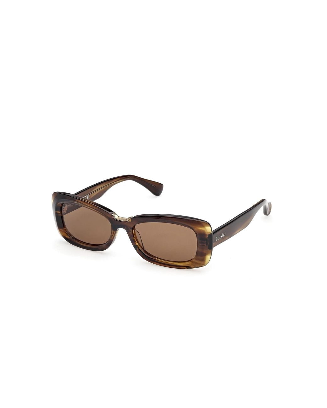 Max Mara Multicolor Rectangular Frame Sunglasses