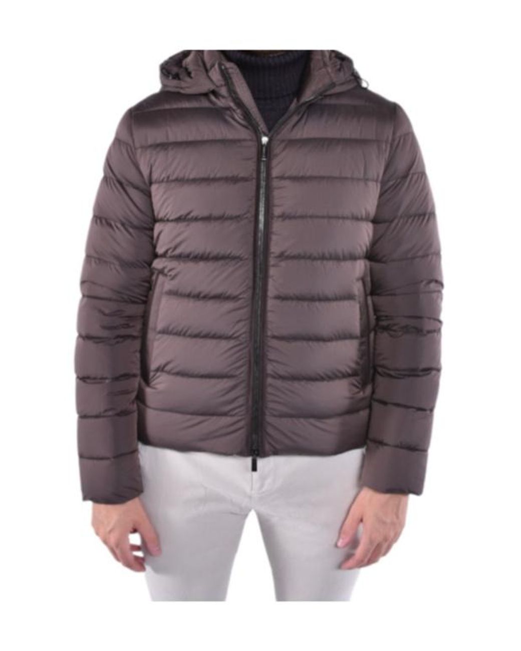 Moorer Multicolor Eurico Hooded Down Jacket for men
