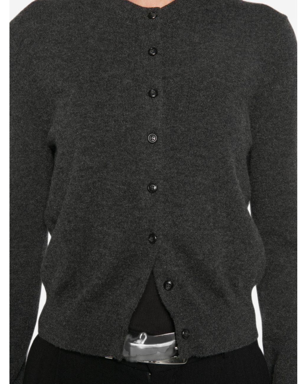 Lisa Yang Black Karia Button-Fastening Cardigan