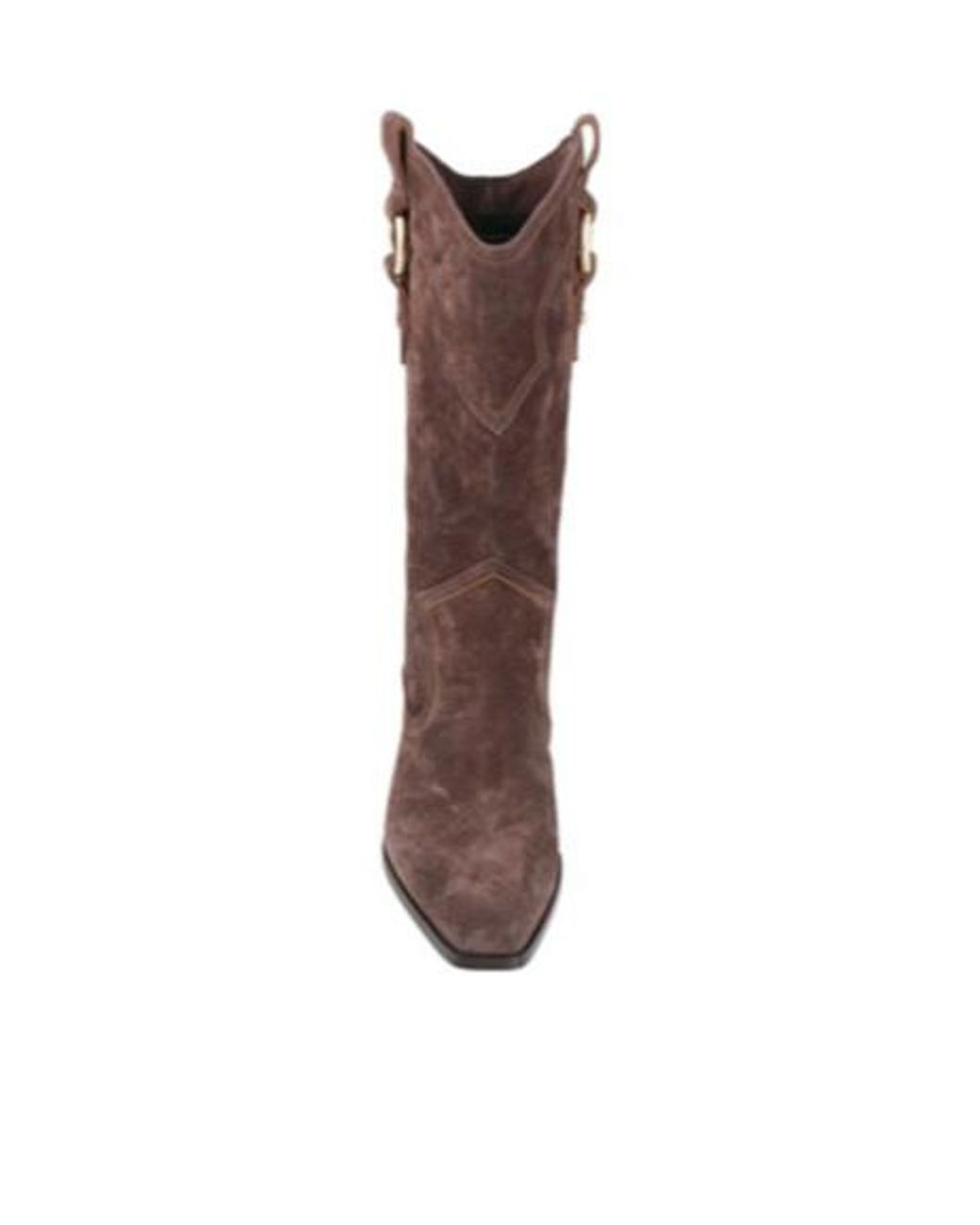 Rag & Bone Brown Solid-Colored Denim Boots