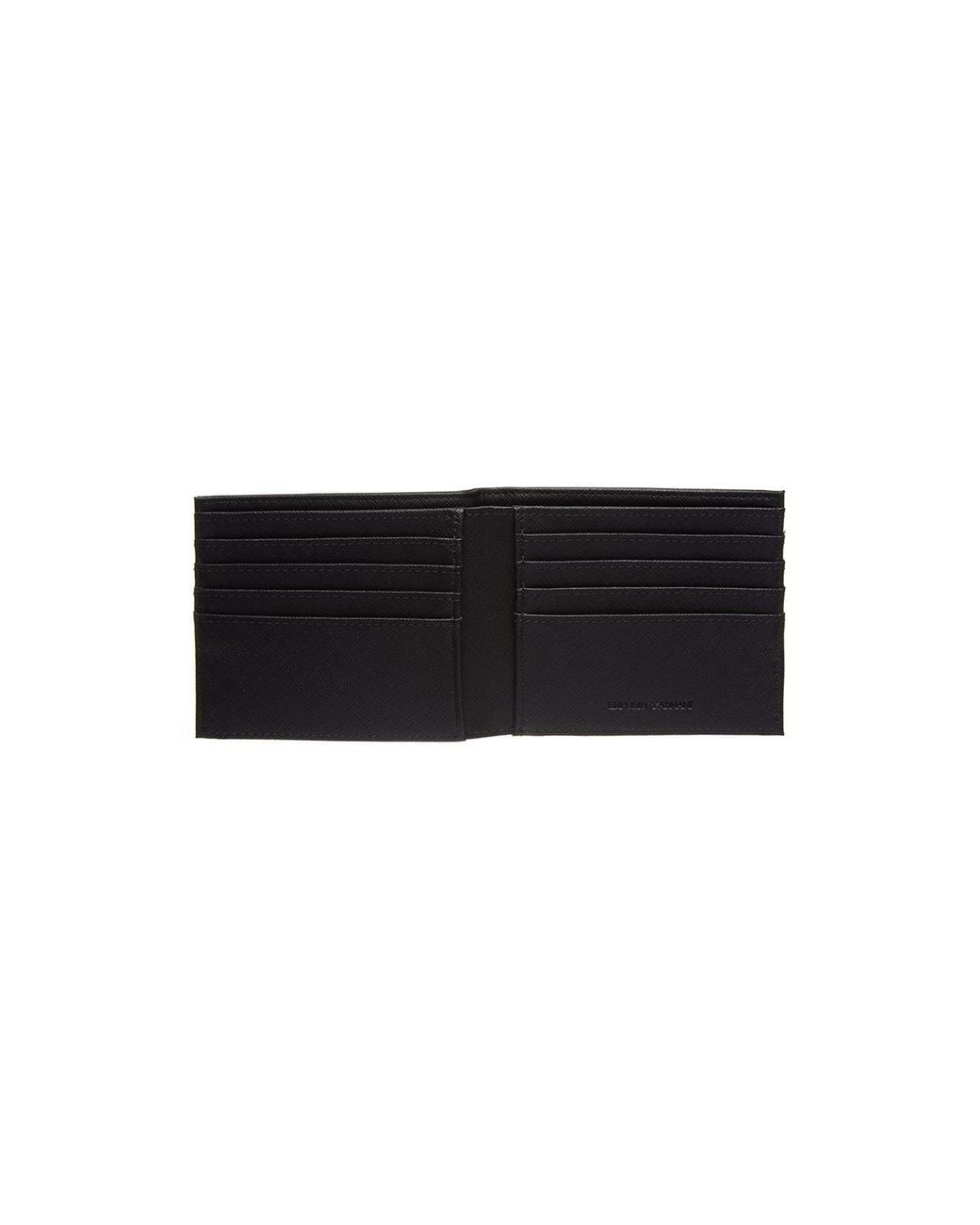 Emporio Armani Black Logo Card Holder for men