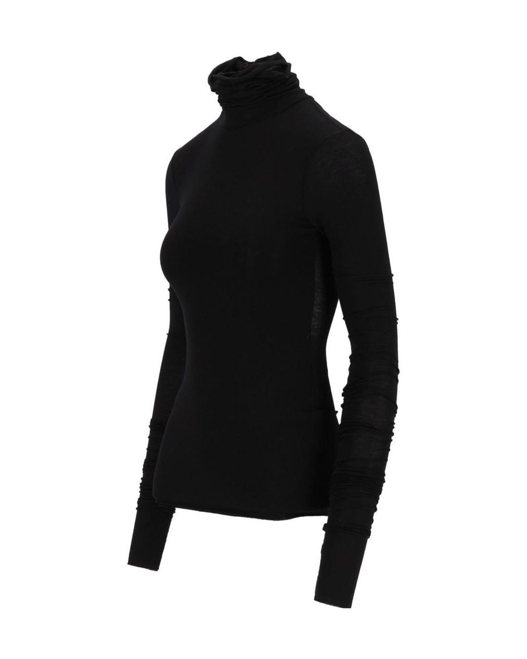 Al Duca D'aosta Black Long-Sleeved Turtleneck
