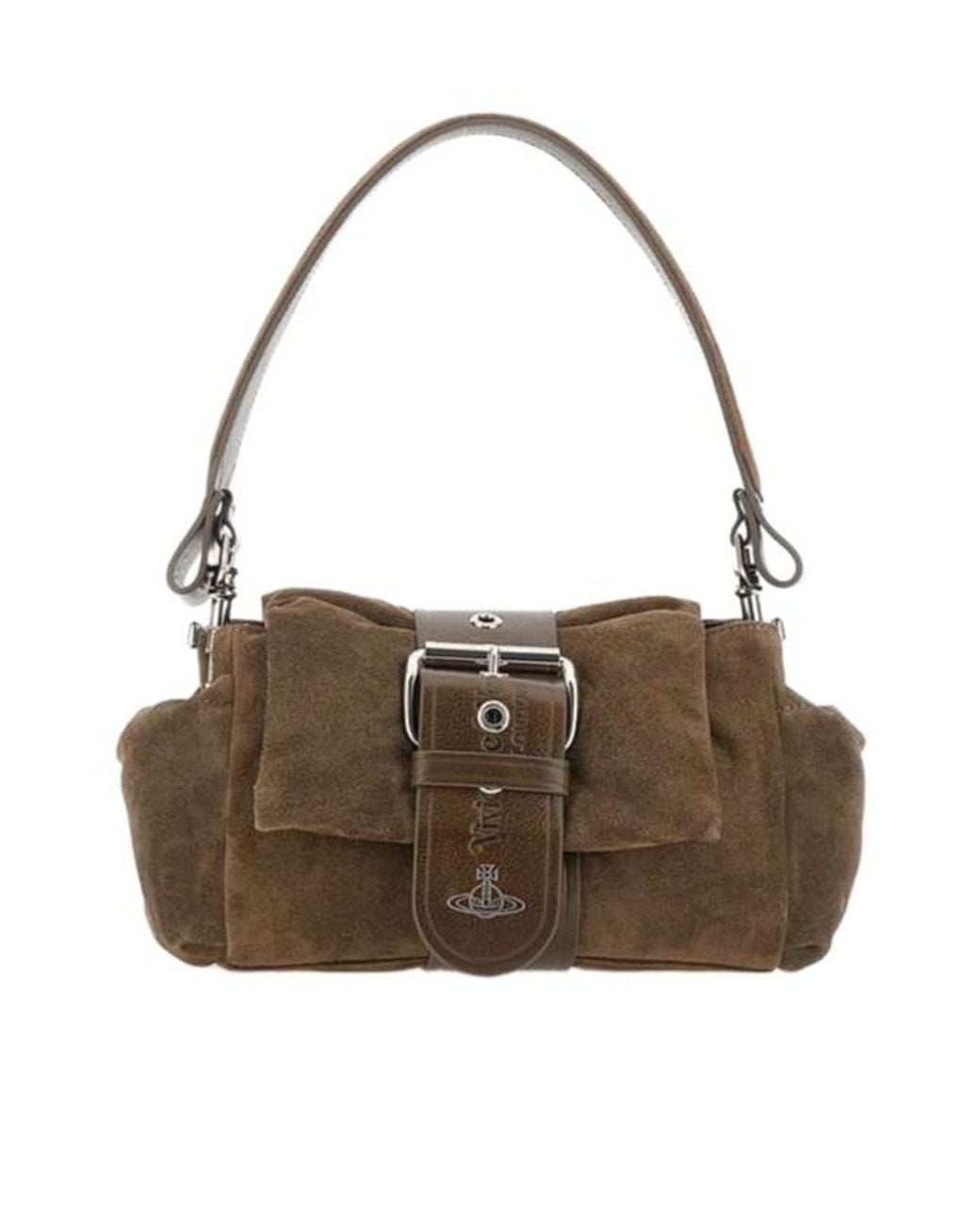 Vivienne Westwood Brown Hazel Treasure Shoulder Bag