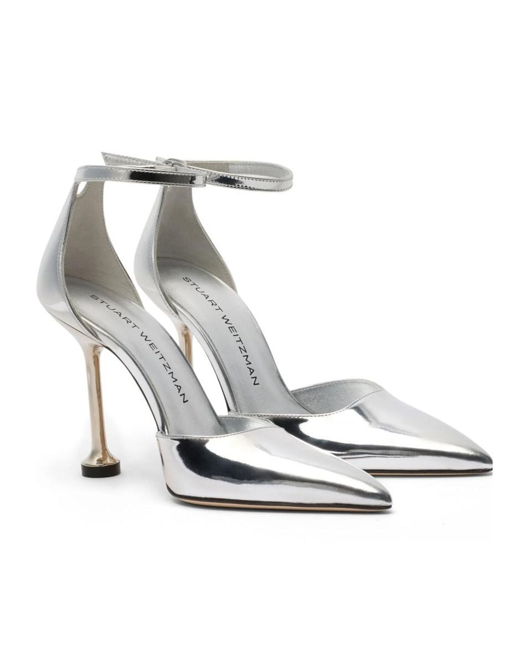 Stuart Weitzman White Stuartini Pump 100