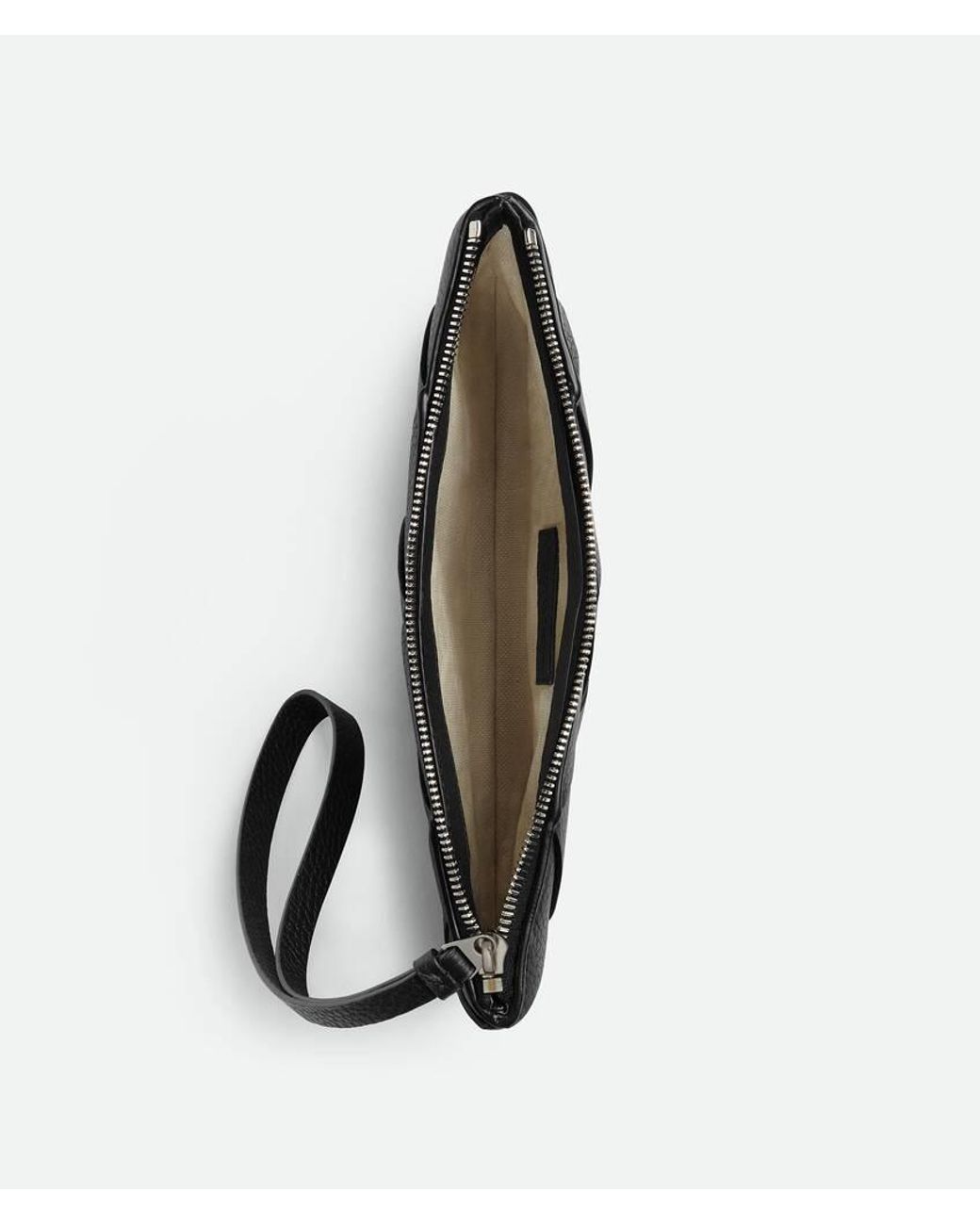 Bottega Veneta Black Diago Medium Pouch for men