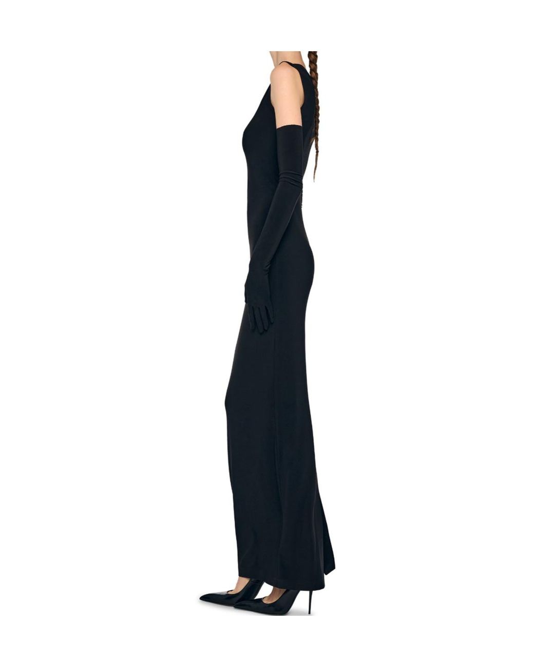 Norma Kamali Blue Sleeveless Maxi Dress