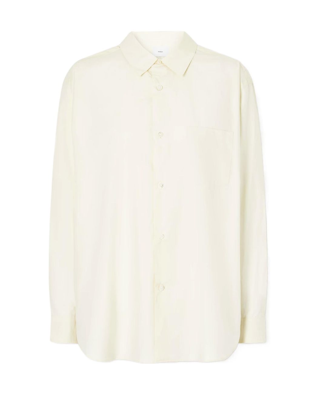Ssstein White Oversized Cotton Shirt
