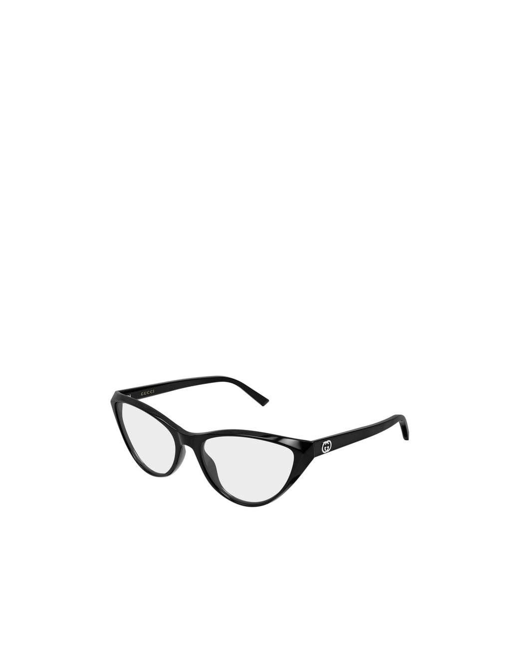 Gucci White Geometric-Frame Clear-Lens Glasses