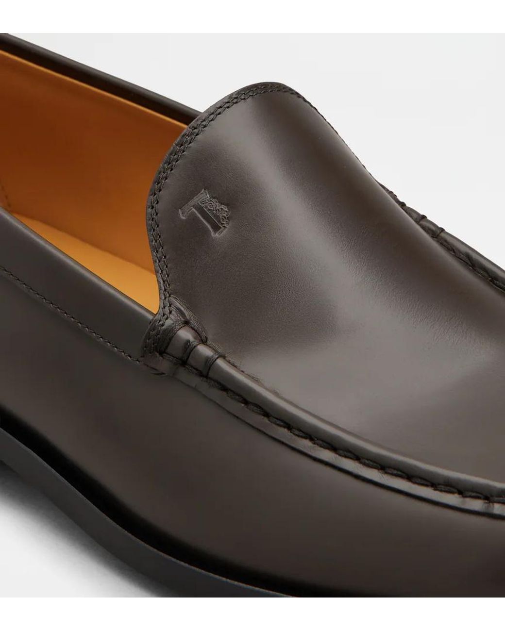Tod's Black Slipper Loafers for men