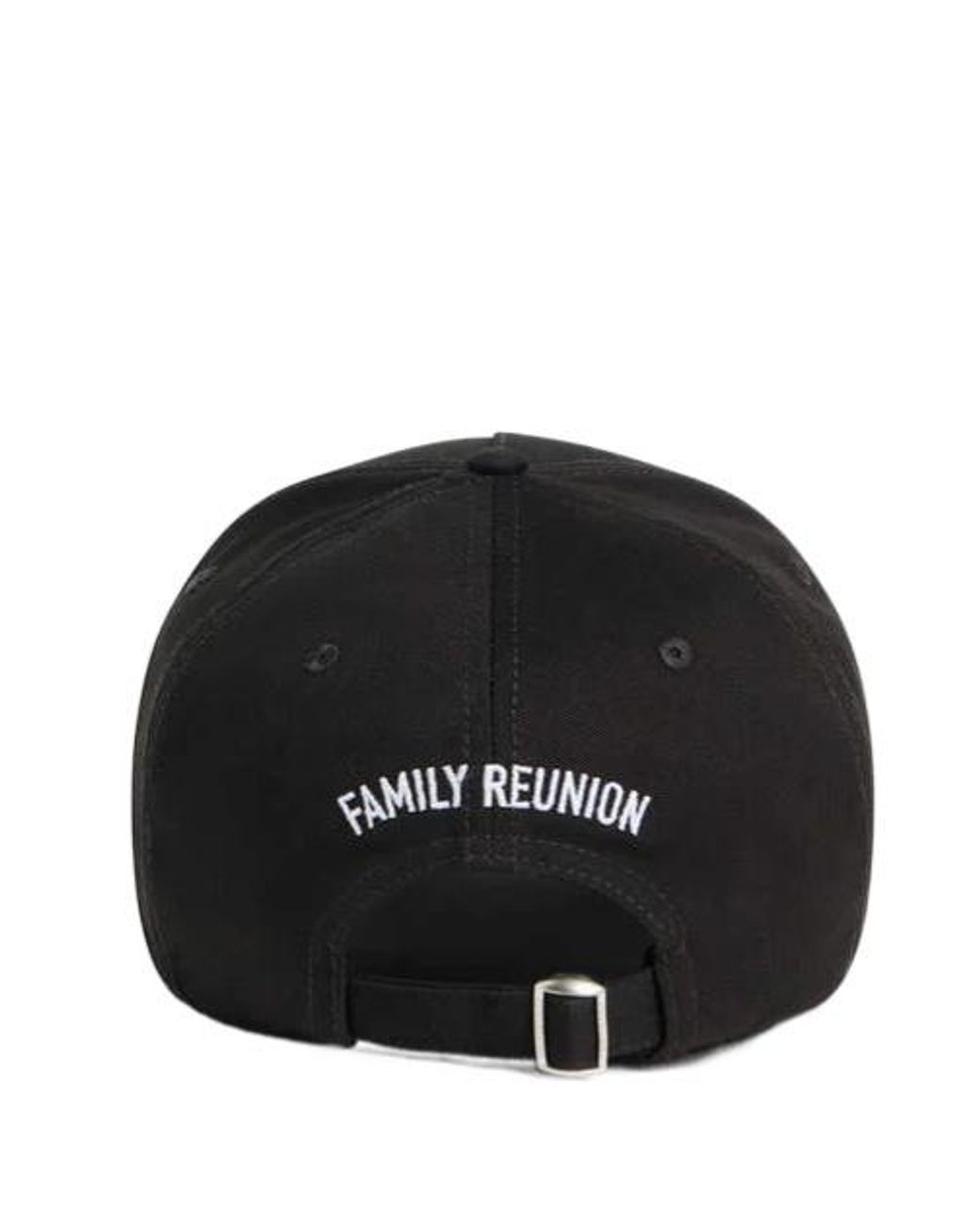 DSquared² Black Logo Embroidered Distressed Baseball Cap for men