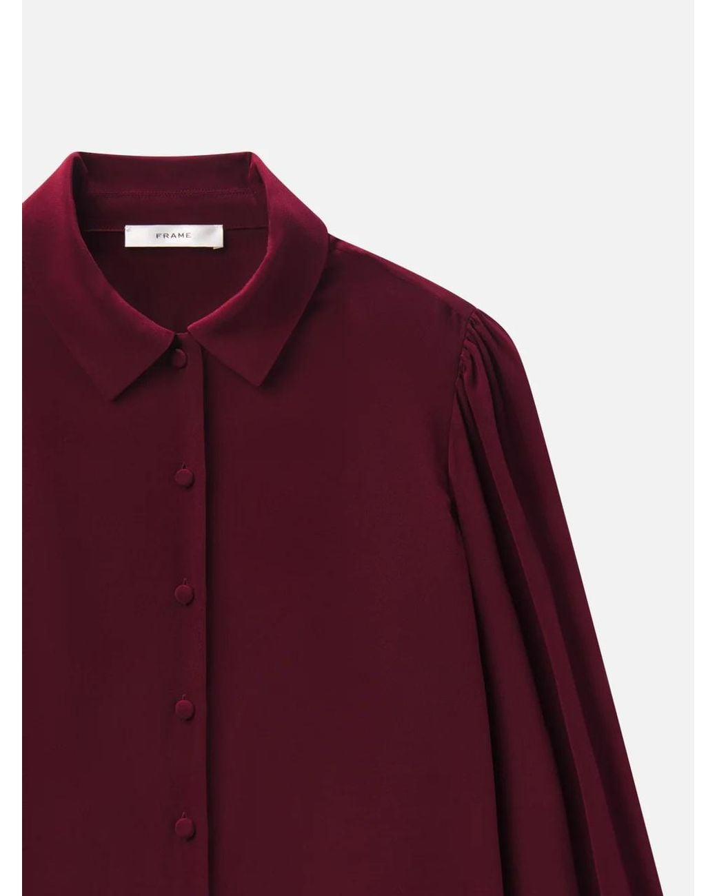 FRAME Purple Staple Blouse