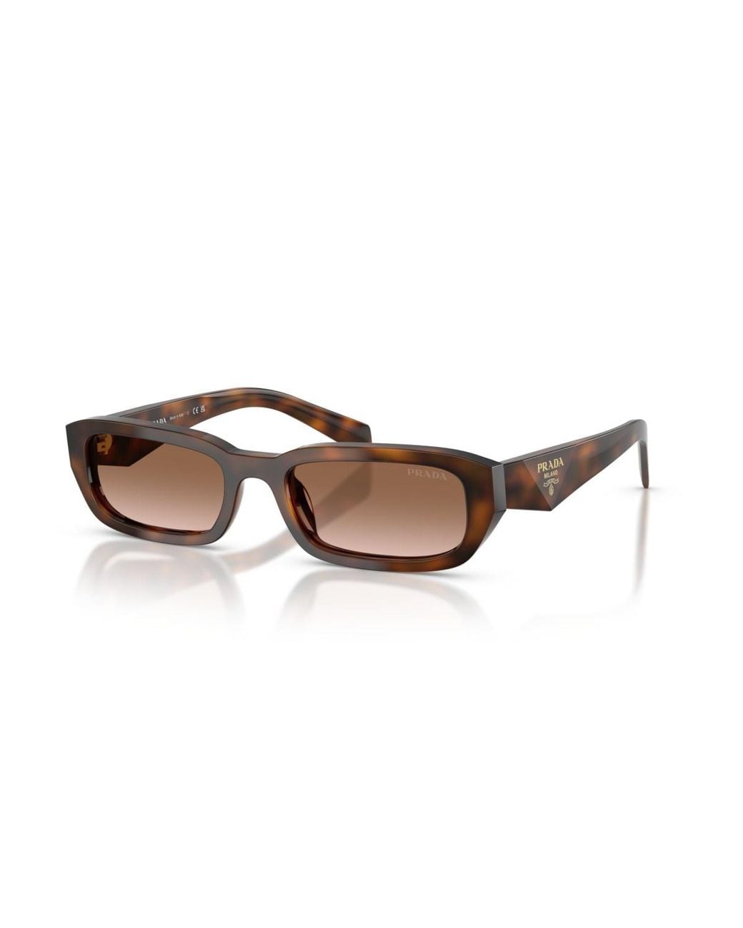 Prada White Full-Rim Sunglasses