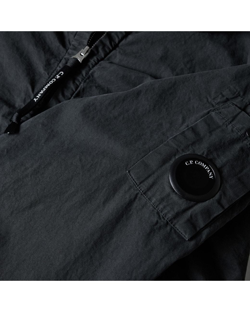 C P Company Blue Lightweight Hooded Jacket for men