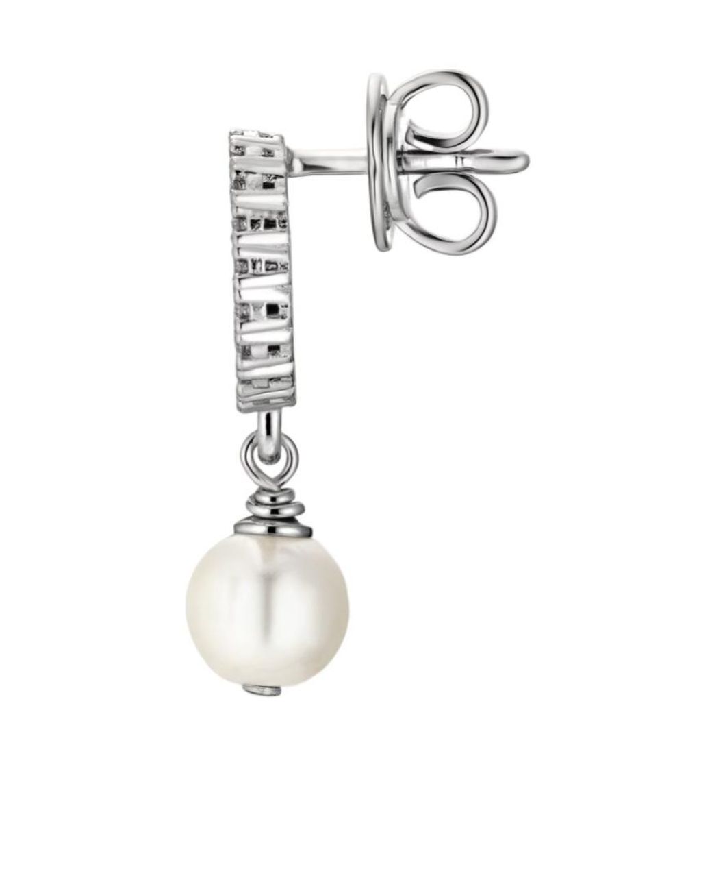 Gucci White Embellished Earrings